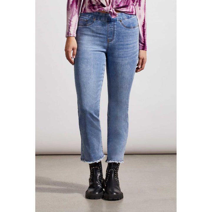 Tribal Audrey Pull On Straight Crop