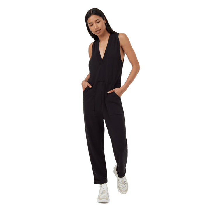 Tentree Women's SoftTerry Light V-Neck Jumpsuit