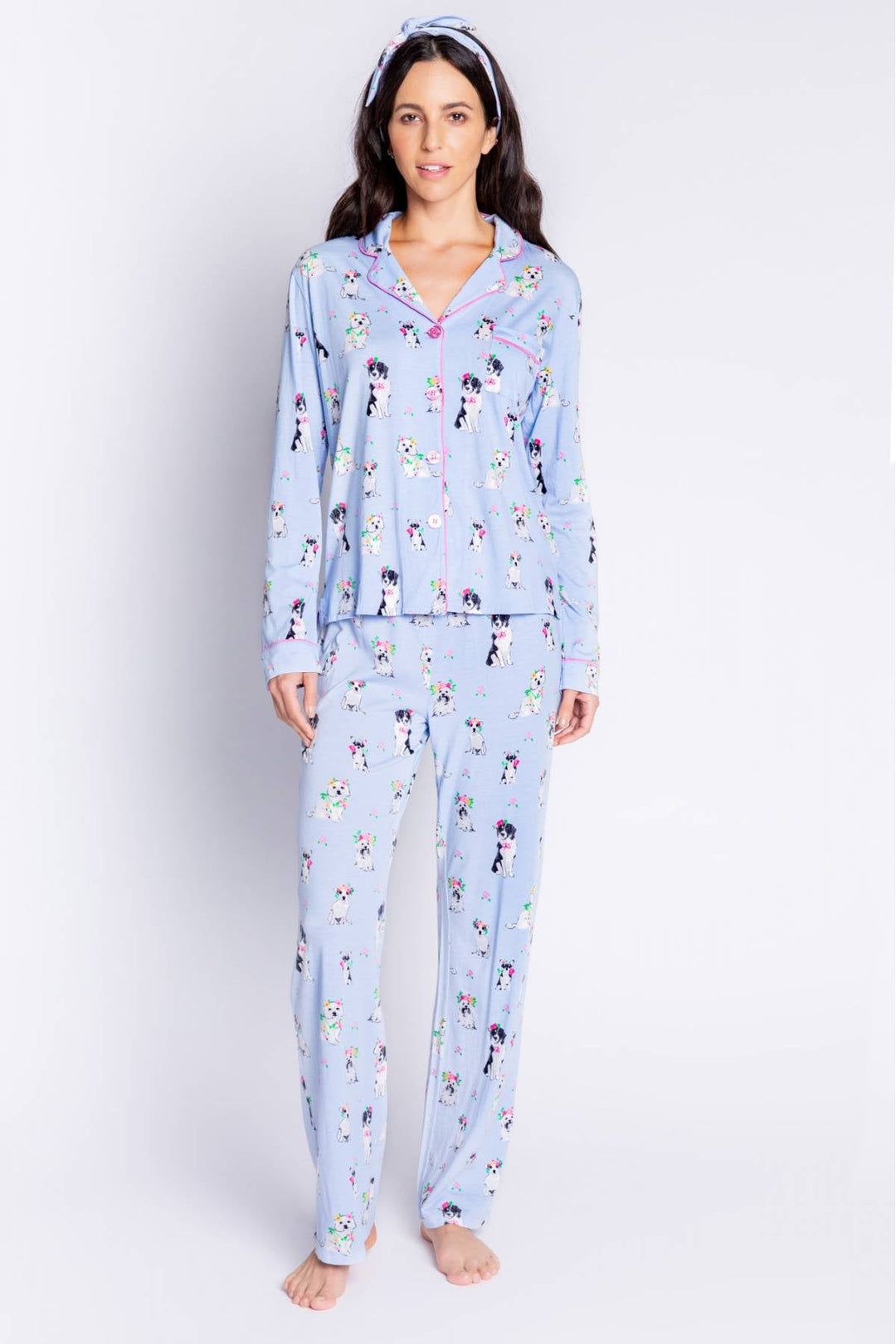 PJ Salvage Playful Prints Dogs PJ Set