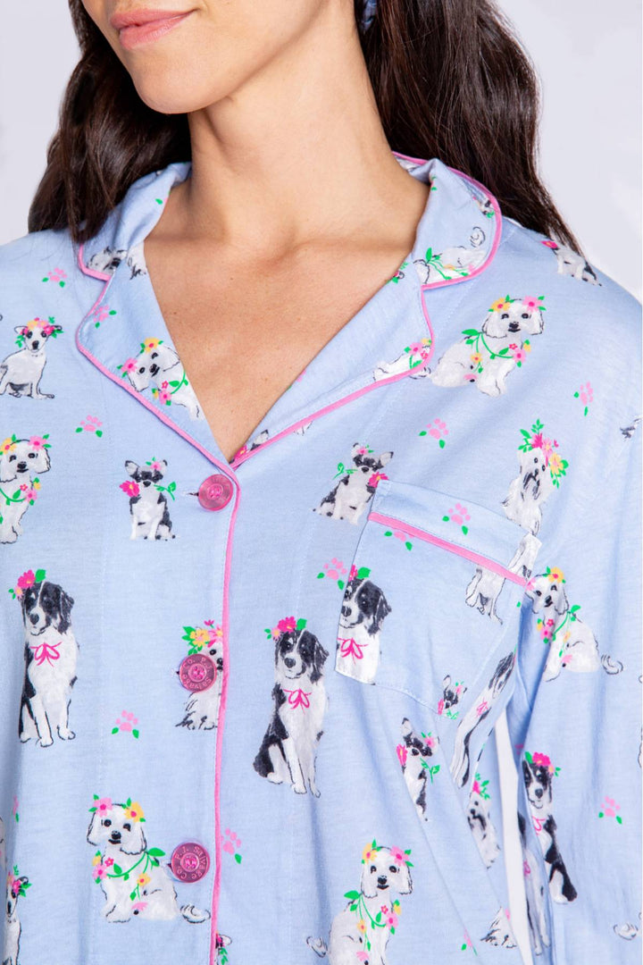 PJ Salvage Playful Prints Dogs PJ Set
