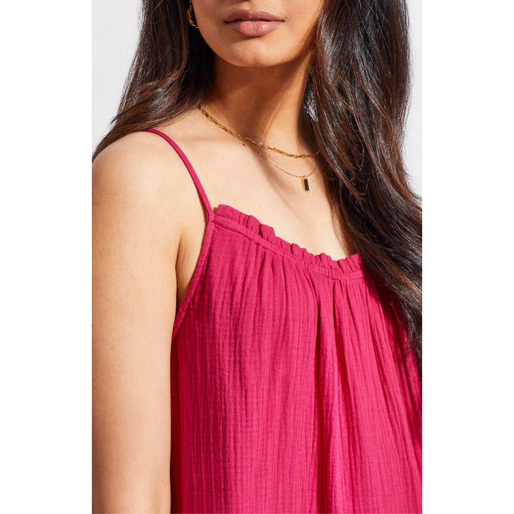 Tribal Maxi Dress w/ Frill and Pockets