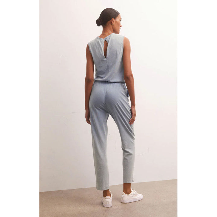 Z Supply Rain Knit Denim Jumpsuit