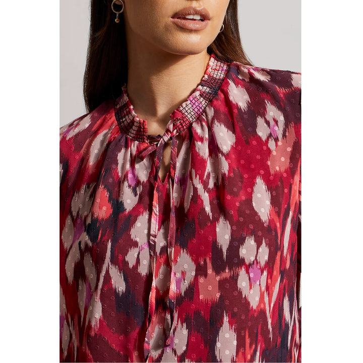 Tribal Puff Sleeve Blouse