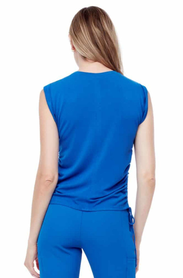 Tyler Madison Ivy Drawstring Sleeveless Top