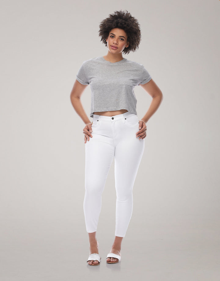 Yoga Jeans Rachel - Jean skinny taille classique - Blanc * Dernière chance