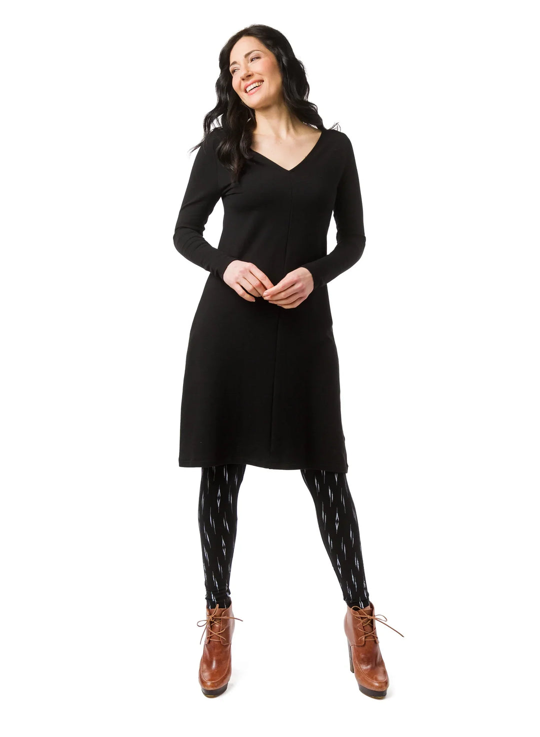 Duffield - Robe à manches longues avec 2 devants et dos