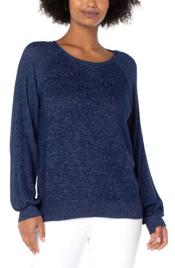 Liverpool Crew Neck Raglan Pullover Sweatshirt