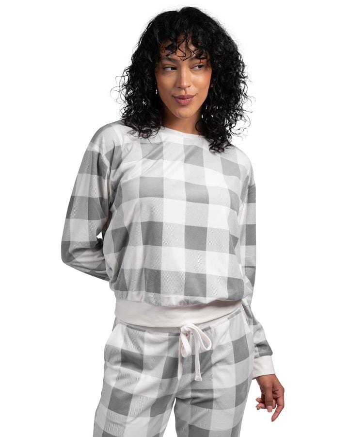 Latte Love Micro Polar Velour Crew