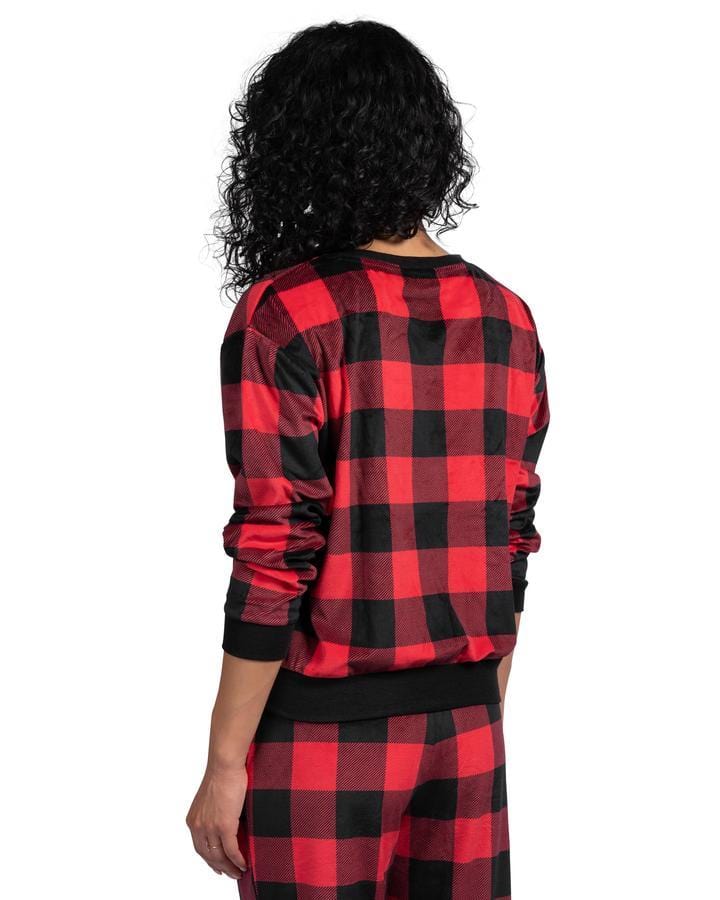 Latte Love Micro Polar Velour Crew