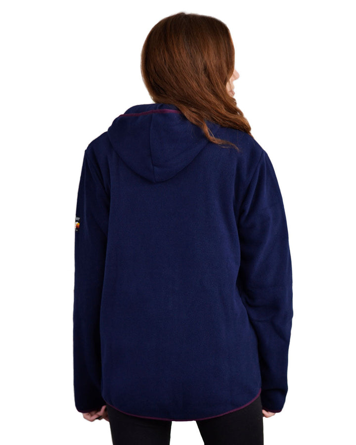 Polar Fleece CAMPVIBE  Zip Hoodie - Akela Surf