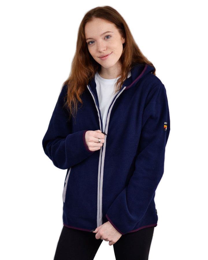 Polar Fleece CAMPVIBE  Zip Hoodie - Akela Surf
