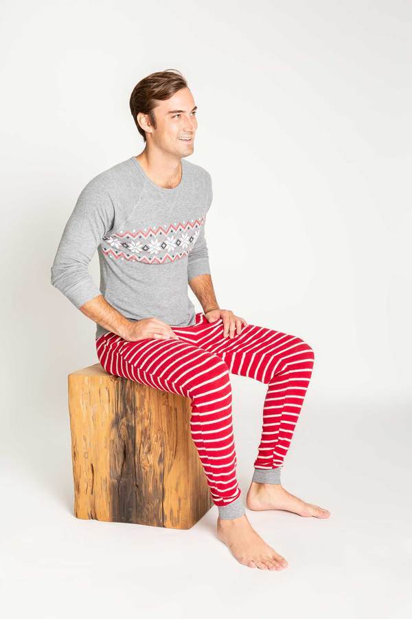 PJ Salvage Pantalon à bandes Joyful Heart pour hommes