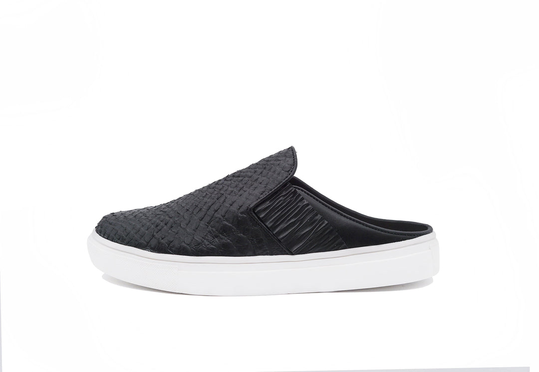 Kaanas Murcia Snake-Embossed Sneaker Slide
