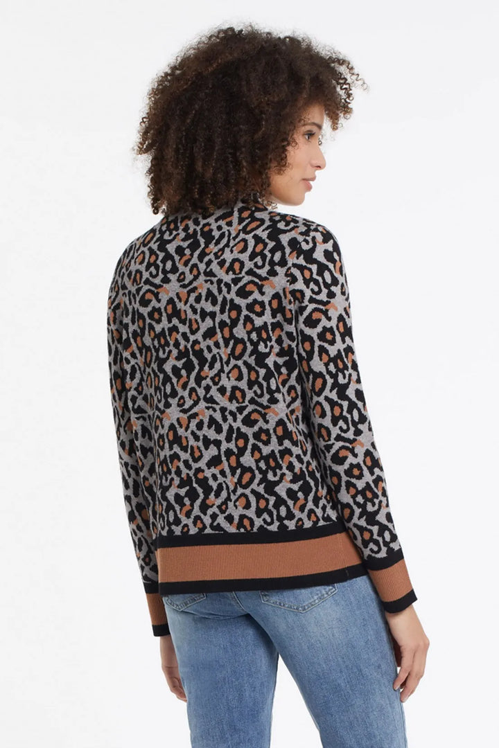 Tribal Mock Neck Sweater