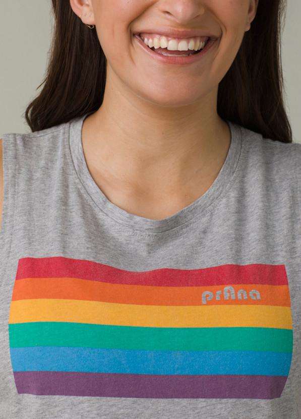 PrAna Haut sans manches graphique biologique pour femmes