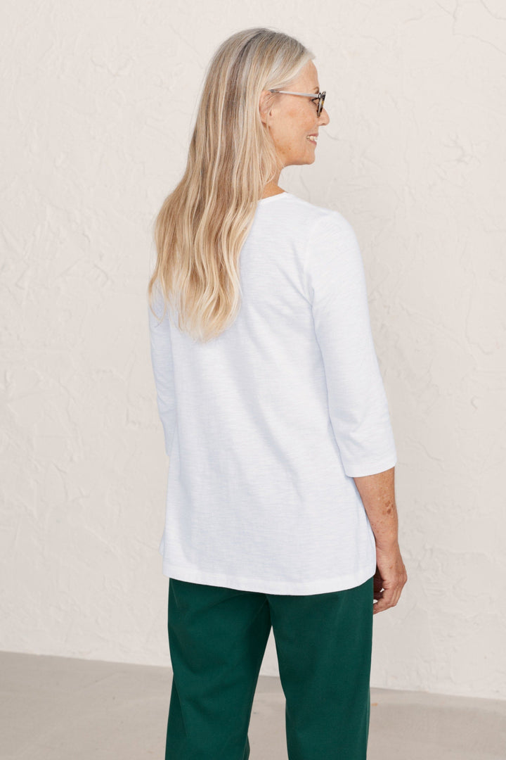 Sea Salt Tregonning 3/4 Sleeve Top