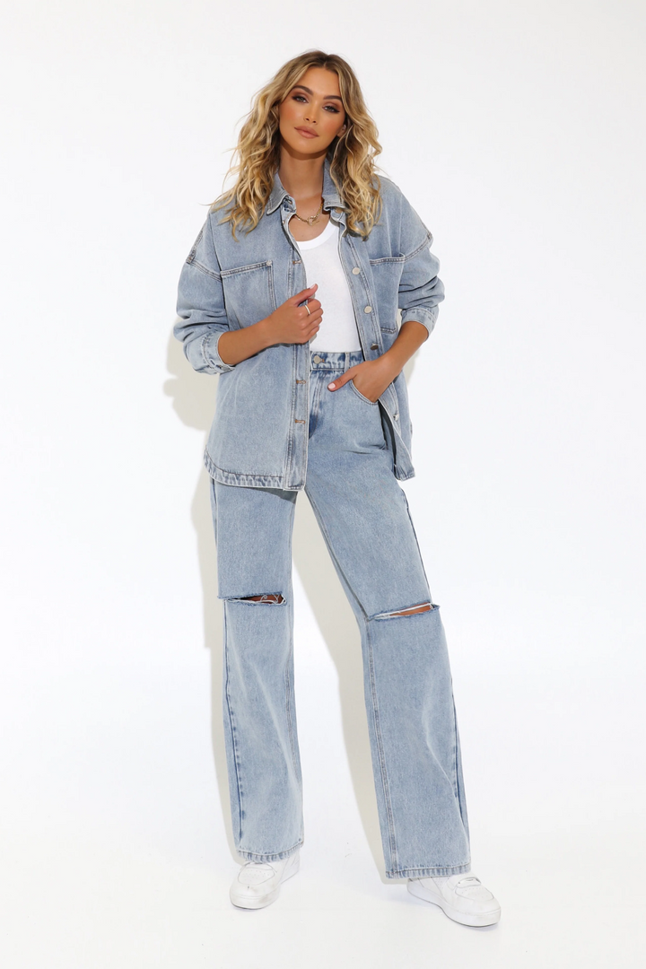 Madison The Label Brodie Denim Shirt