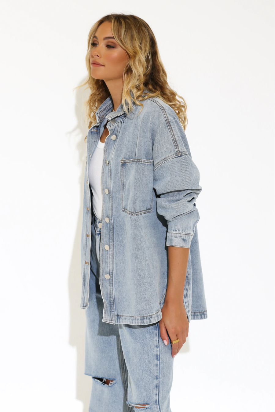 Madison The Label Brodie Denim Shirt