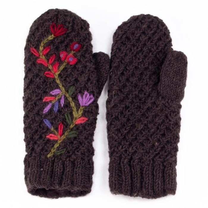 Lost Horizons Women's Naomi Wool Knit Mittens