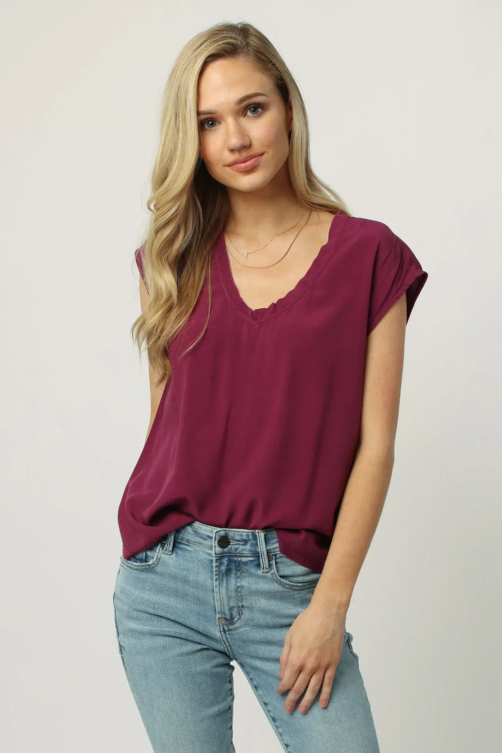 Dear John Yanis Short Sleeve Top