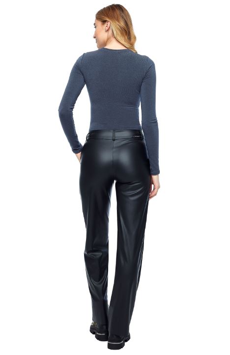 Tyler Madison Yaelle Vegan Soft Leather Ankle Pant