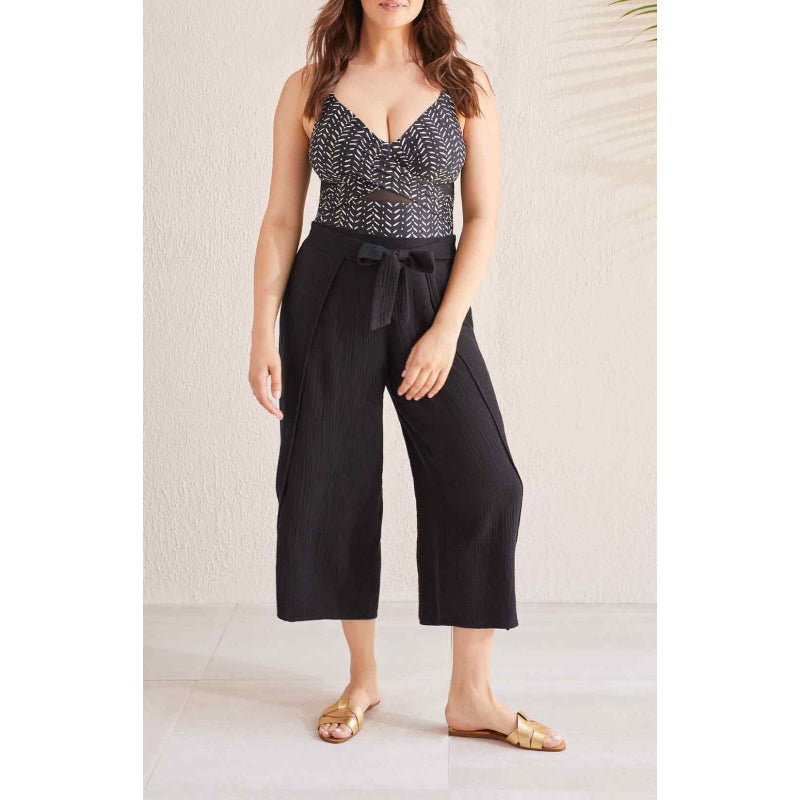 Tribal Pull On Coverup Capri