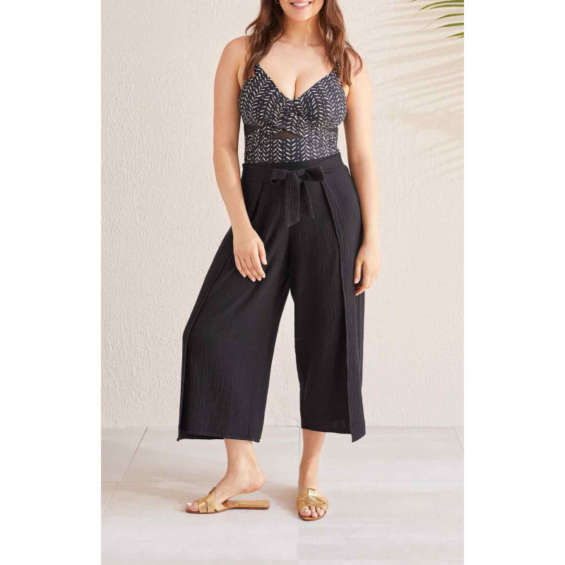 Tribal Pull On Coverup Capri