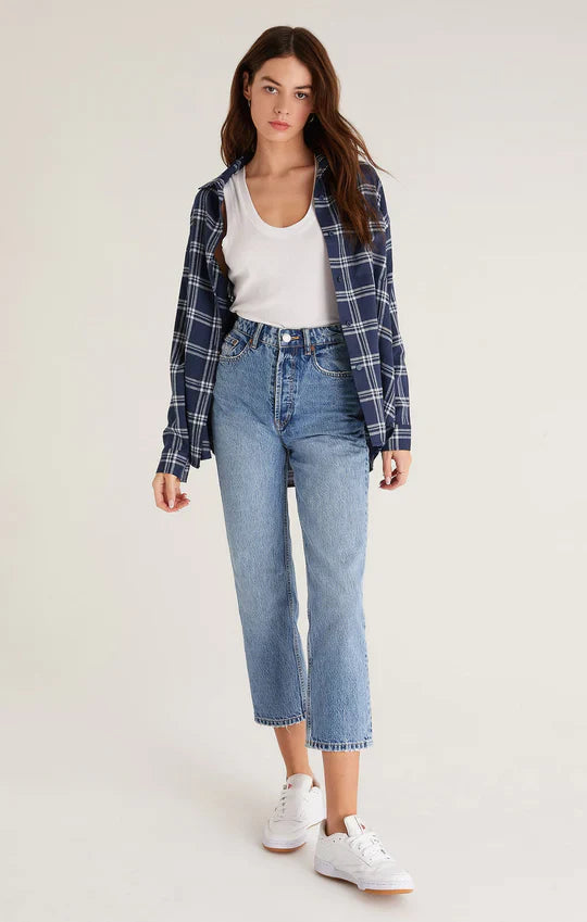 Z Supply Clio Plaid Button Up