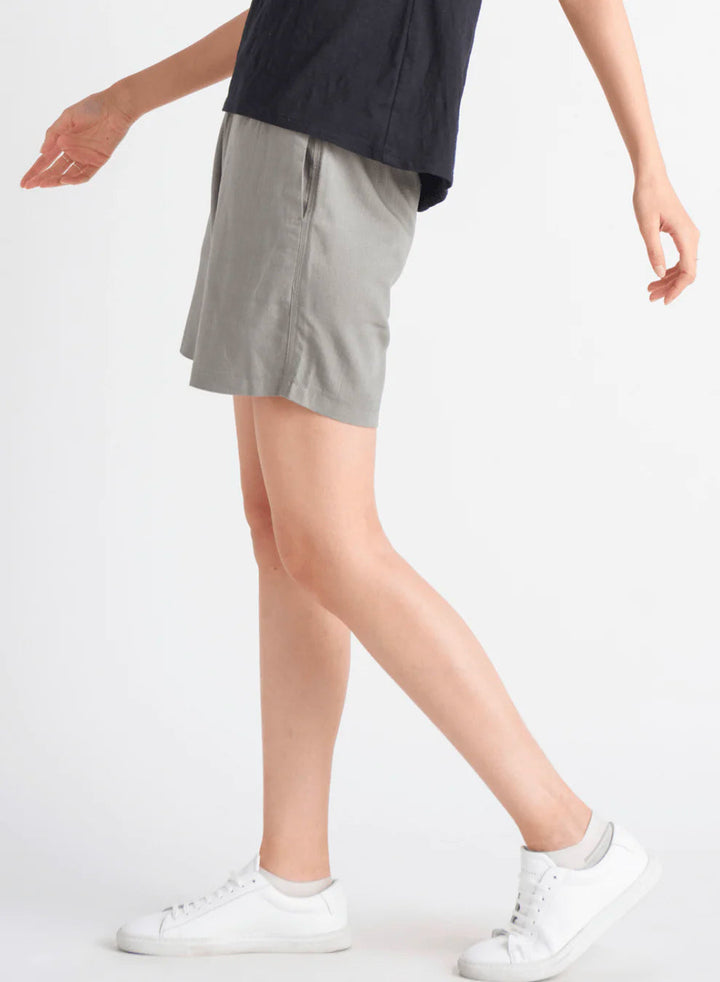 Black Tape Long Line Pull On Short