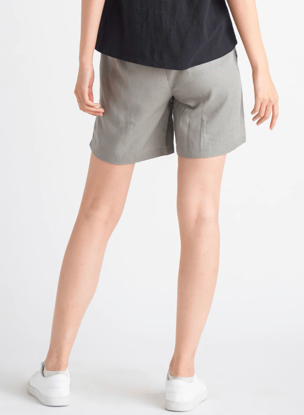 Black Tape Long Line Pull On Short