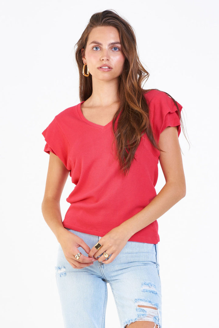 Dear John Olva Short Sleeve Top