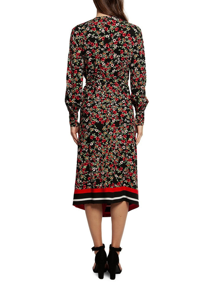 Dex Women Floral-Print Wrap Dress