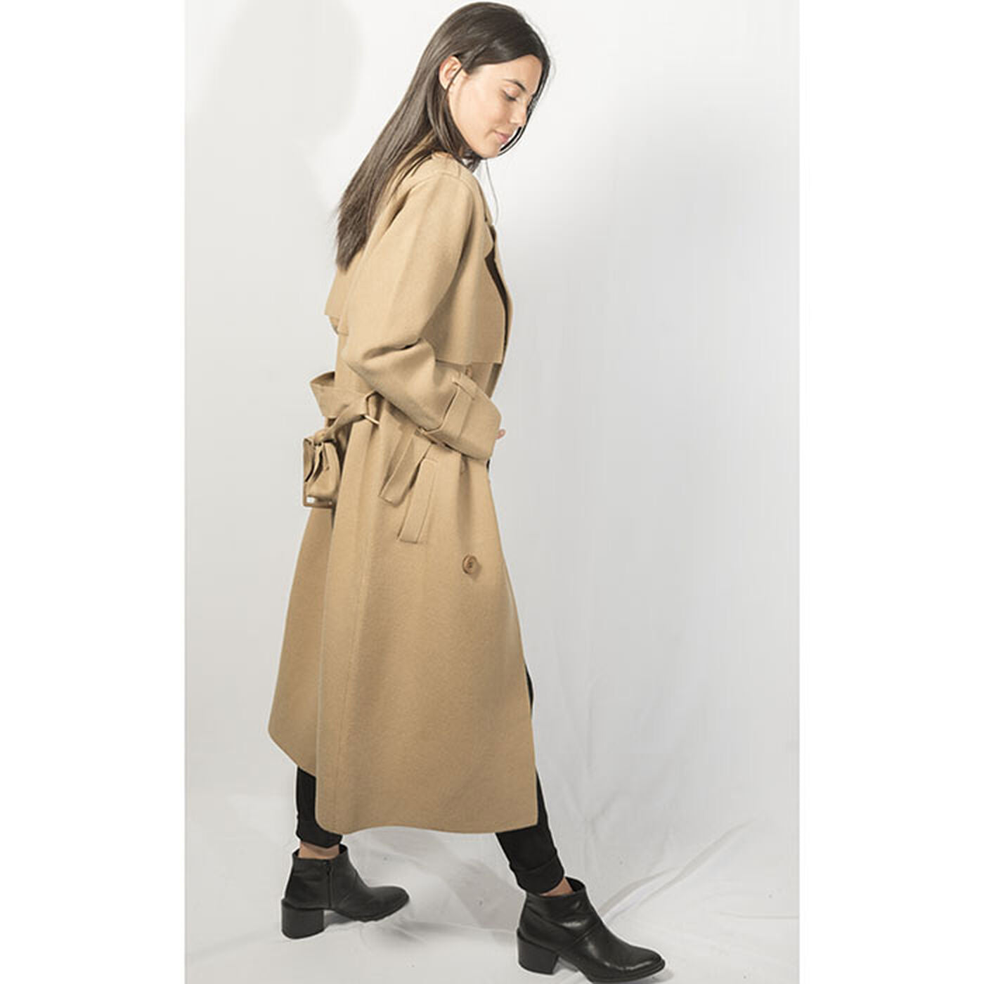 Lyla + Luxe Preston Knit Trench Coat