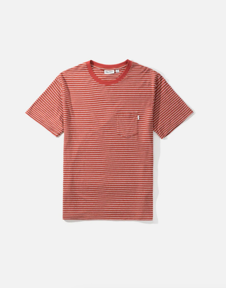 Rhythm Linen Stripe SS T-Shirt