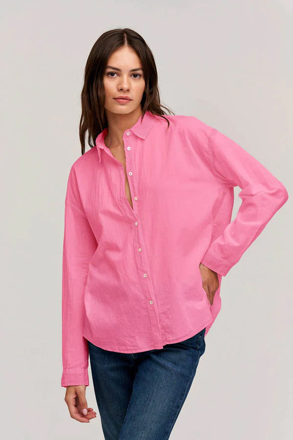 Velvet Devyn Cotton Button Up Shirt