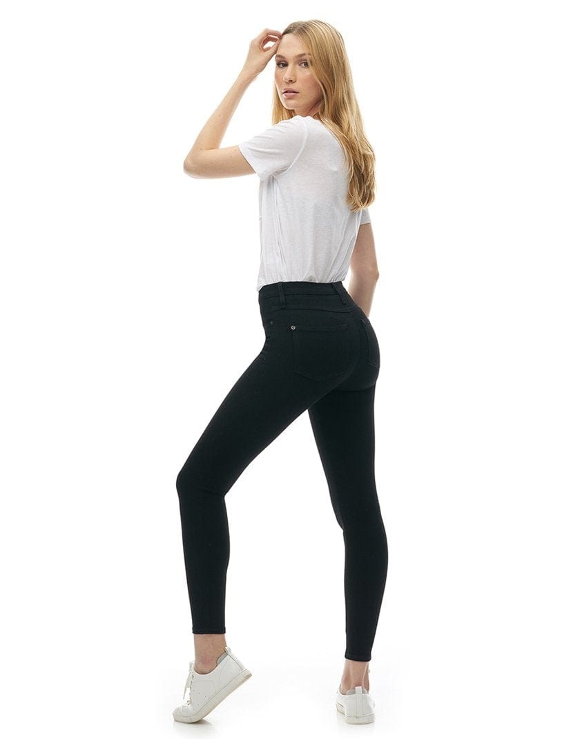 Yoga Jeans Rachel Skinny Classic-Rise Jean - Black Silence * Last Cance