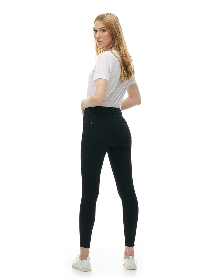 Yoga Jeans Rachel Skinny Classic-Rise Jean - Black Silence * Last Cance