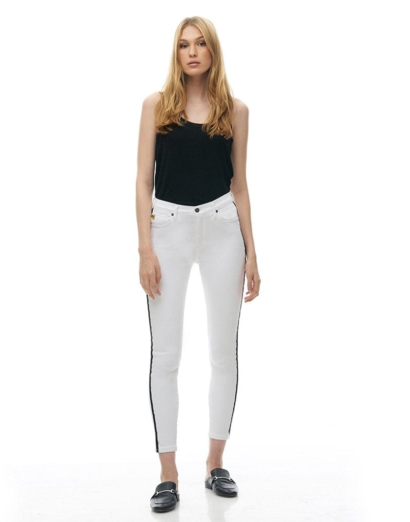 Yoga Jeans Rachel - Jean skinny taille classique - Crème glacée