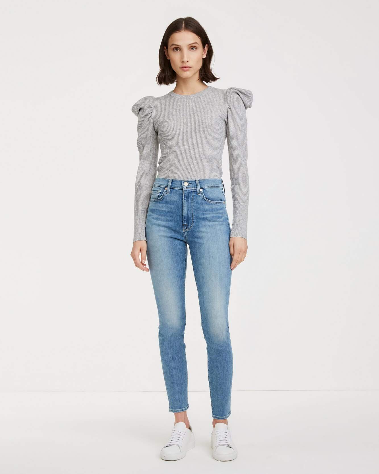 7 For All Mankind The High Waisted Skinny - Formosa