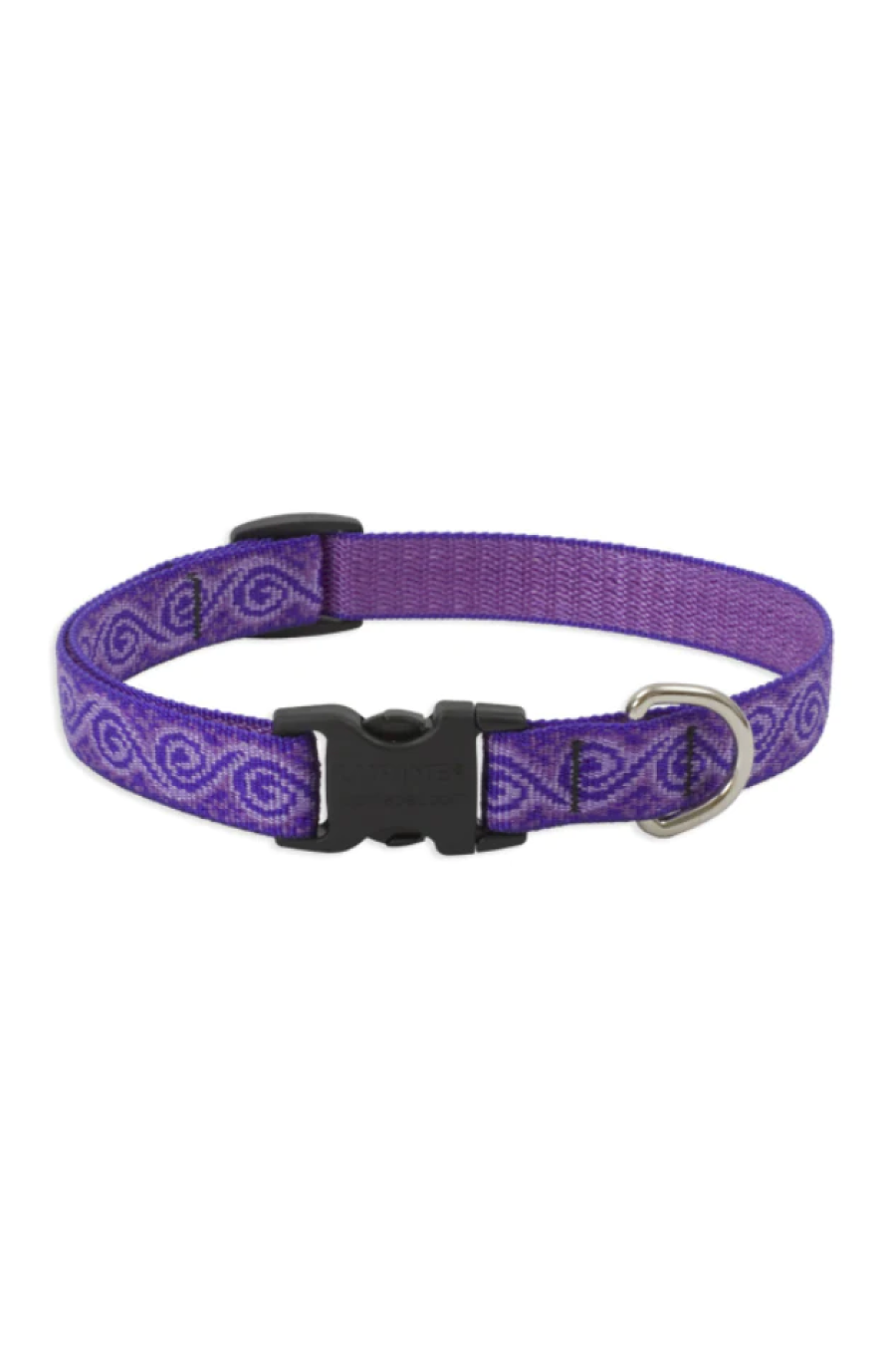 Lupine Dog Collar -  3/4''x9-14'' - Purple