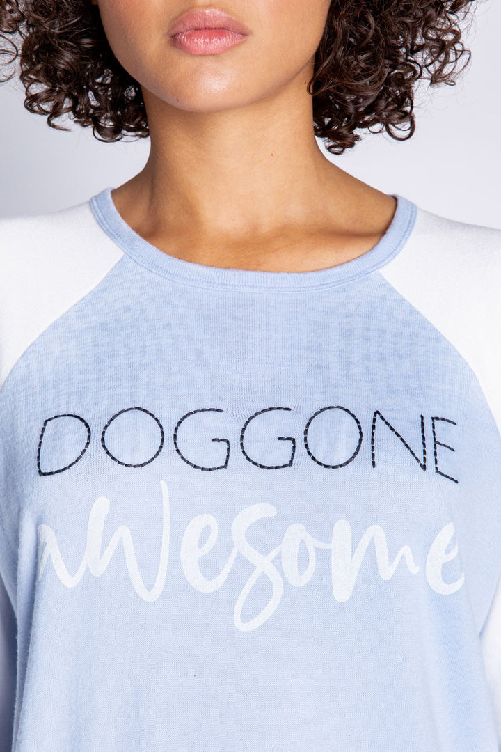 PJ Salvage My Pet Thinks I'm Cool Long Sleeve "Doggone Awesome"