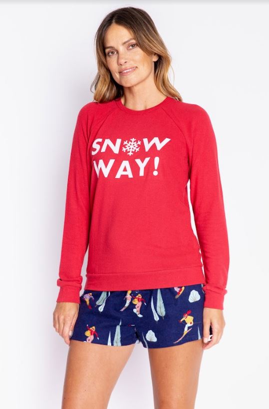 PJ Salvage Flannels Snow Way Long Sleeve