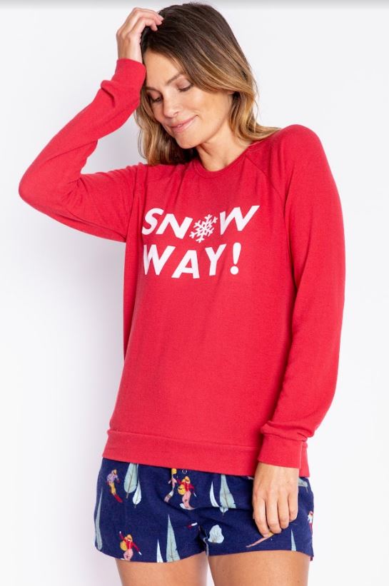 PJ Salvage Flannels Snow Way Long Sleeve