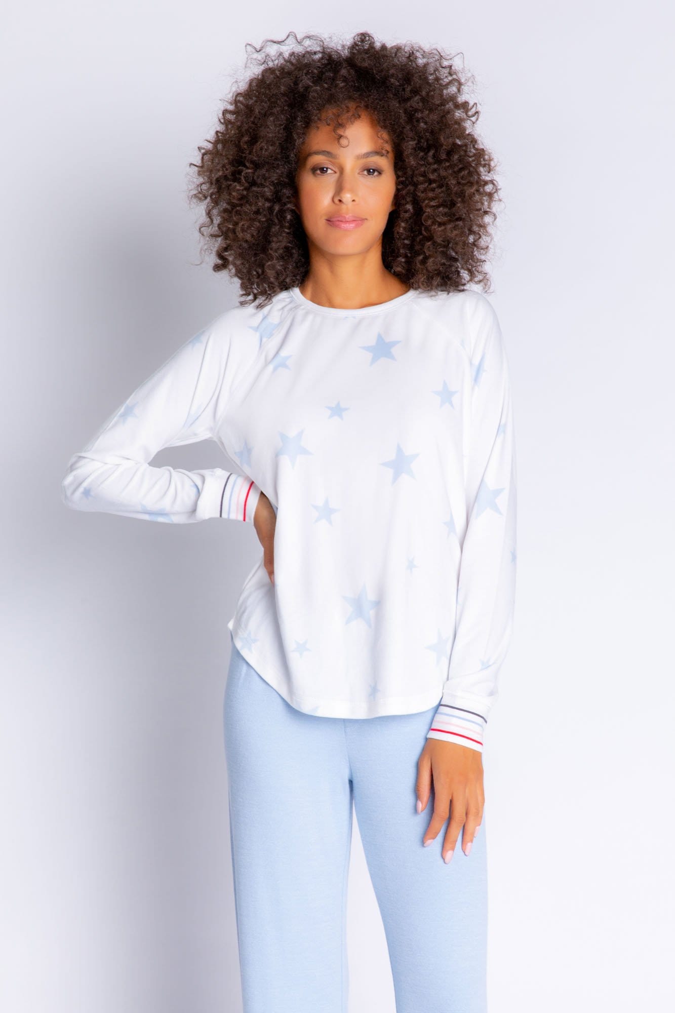 PJ Salvage Starry Sky Stars Long Sleeve Top
