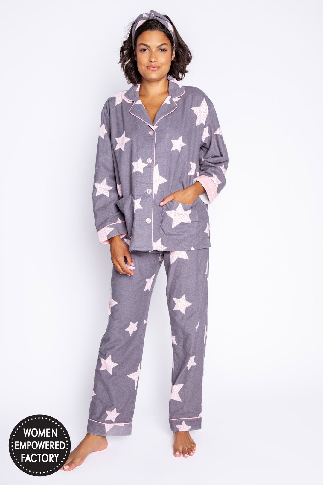 PJ Salvage Playful Prints Butterflies Cotton Jersey Classic Pajama