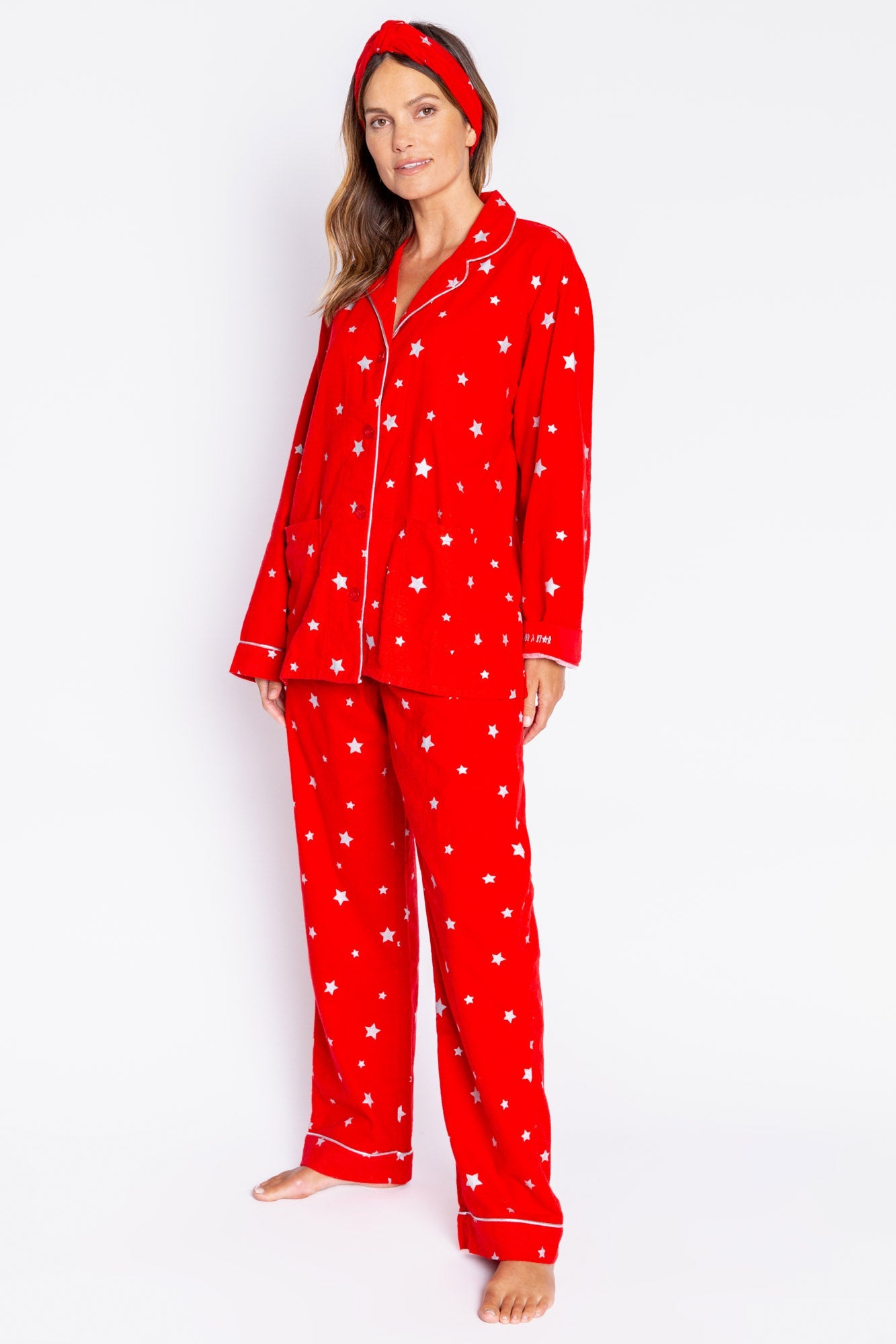 PJ Salvage Flannels Stars PJ Set