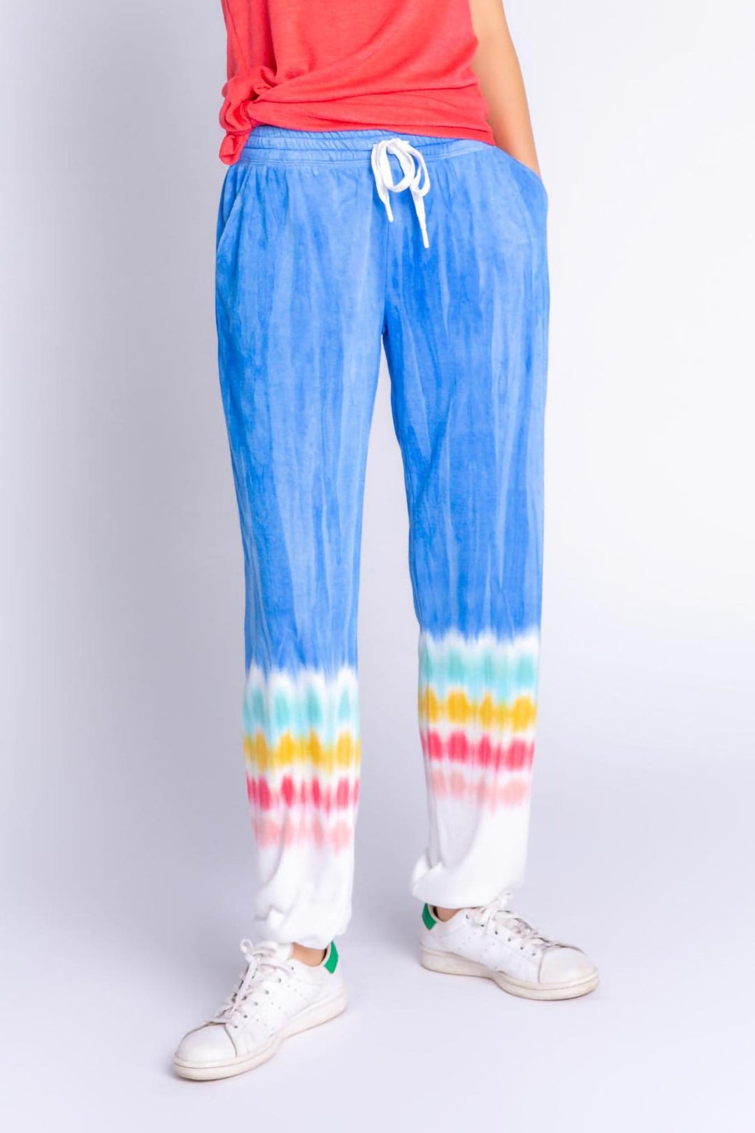 PJ Salvage Rainbow Sunsets - Pantalon à bandes Tie Dye * Dernière chance