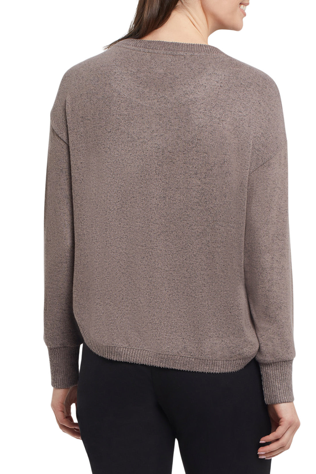 Tribal Long Sleeve Top With Side Buttons