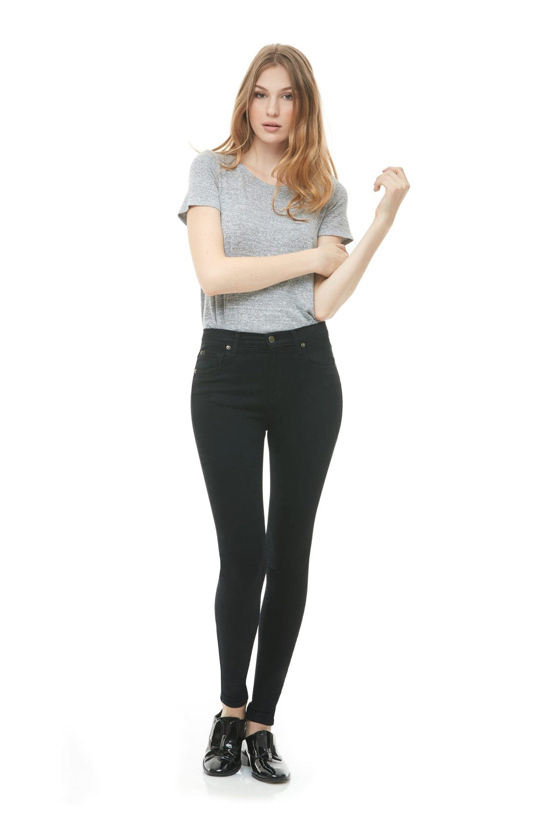 Jean skinny taille contemporaine Yoga Jeans - Noir Pitch *Dernière chance