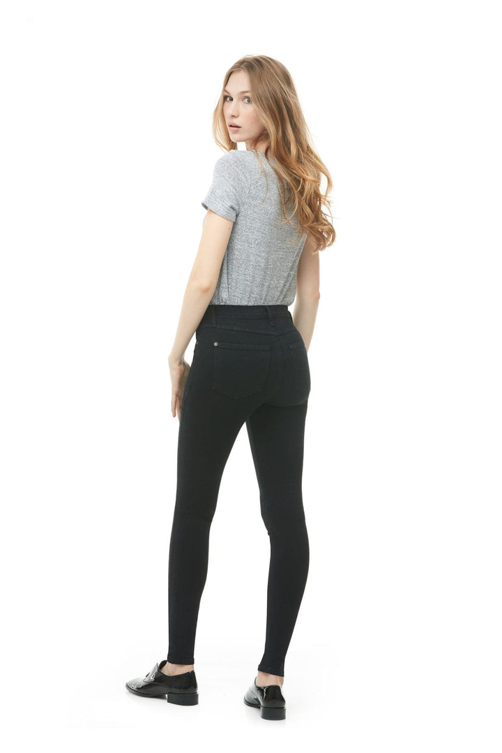 Jean skinny taille contemporaine Yoga Jeans - Noir Pitch *Dernière chance